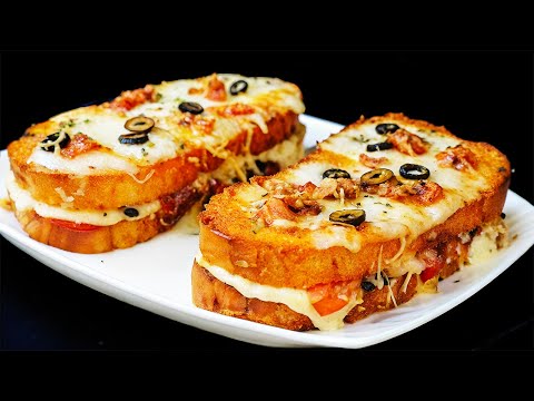 Видео: Новое, простое и вкусное рецепт быстрого сэндвича! Никто не знает этот рецепт!