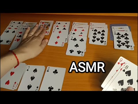 Видео: ASMR SOLITAIRE / АСМР ПАСЬЯНС / КАРТЫ / WHISPER/ ШЕПОТ