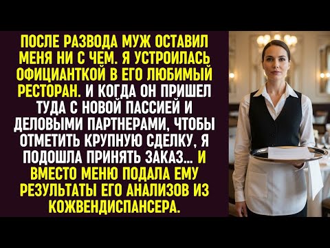 Видео: После развода я стала официанткой в его ресторане. Вместо меню подала ему анализы из диспансера.