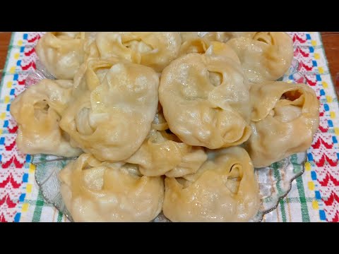 Видео: Самые сочные манты с мясом и тыквой. 
