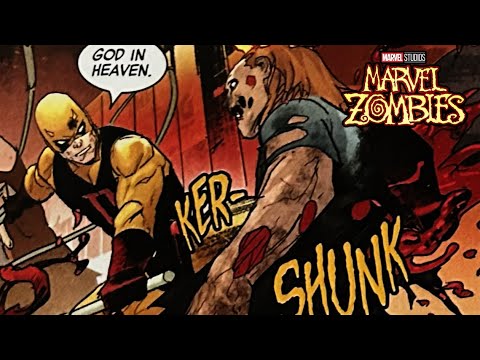 Видео: Вирус Marvel Zombies заражает классическую вселенную Marvel — Marvel Zombies Red Band, часть 1