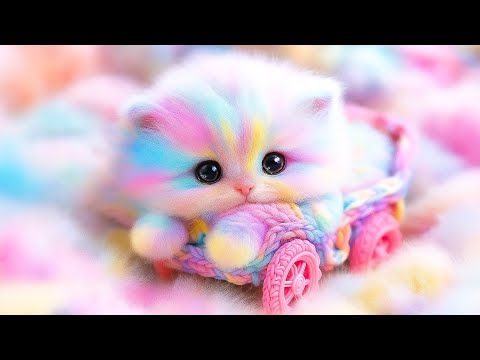 Видео: 💗 Присоединяйтесь к этому милейшему коту на свете на облаке для спокойного сна🍧 Фортепианная музы...