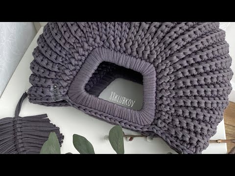 Видео: 🔉😍 ДРУГУЮ СУМКУ ВЫ НЕ ЗАХОТИТЕ! СУМКА-РАКУШКА XXL! СУМКА КРЮЧКОМ/ВЯЗАНАЯ СУМКА!