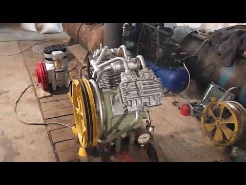 Видео: Компрессор с 416 м с масляным насосом, часть 2