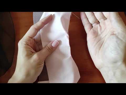 Видео: Кринолиновая лента. Способы обработки.