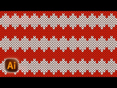 Видео: Как создать дизайн узора для вязания в Adobe Illustrator | Урок