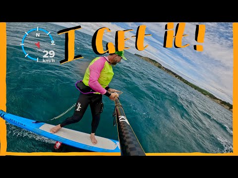 Видео: Стиль серфинга | Sup Foil Parawing Downwind