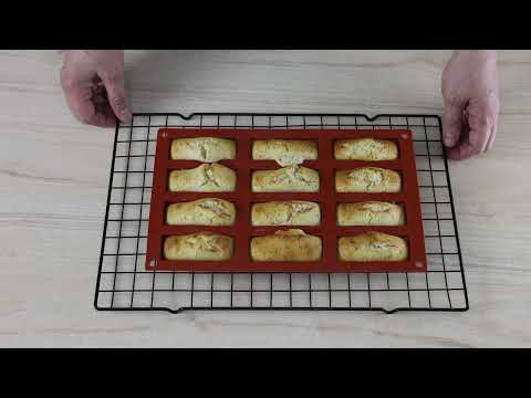 Видео: Финансье, маленькие, золотые слитки, нежные и тающие во рту!