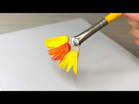 Видео: Две лучшие расслабляющие картины акрилом — настолько расслабляющие, что вы будете смотреть их два...