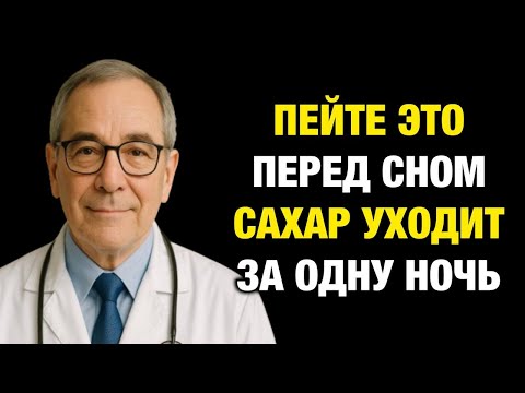 Видео: Пейте это перед сном — сахар падает сам! Напитки, которые спасают после 60