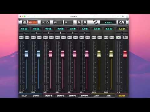 Видео: Soundcraft Ui Series тренинг. Часть 3.  Обзор главной фейдерной страницы