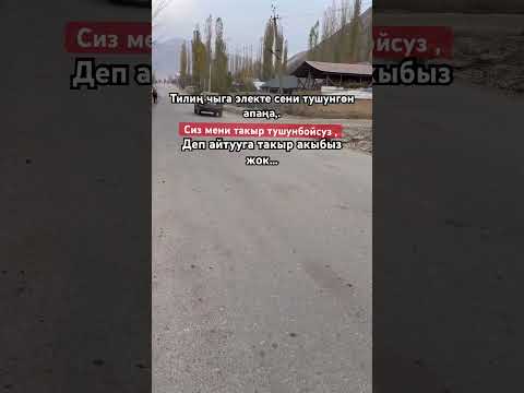 Видео: Балалуу болгондо тушунот экенсиң. #rek #ош #бишкек #бишкек #кыргызыстан