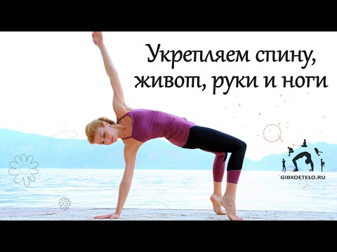 Видео: УКРЕПЛЯЕМ ВСЕ ТЕЛО - предотвращаем БОЛЬ в СПИНЕ / Упражнения на мышцы КОРА, РУКИ и НОГИ