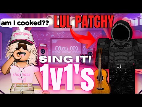 Видео: СРАЖЕНИЯ 1 на 1 с профессионалами в караоке Sing it! roblox