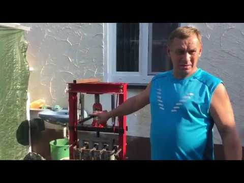 Видео: Пресс для топливных брикетов.