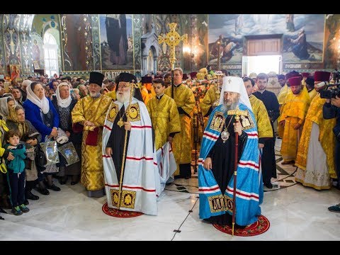 Видео: Патриаршая литургия в Преображенском соборе г. Болграда