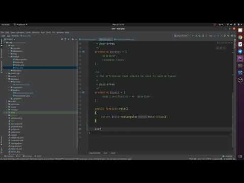 Видео: Laravel&Vue CRM.9: Фабрики, наполнение контентом