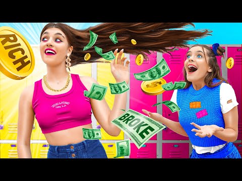 Видео: Я стала самой богатой в классе | Хорошая VS Плохая Студентка