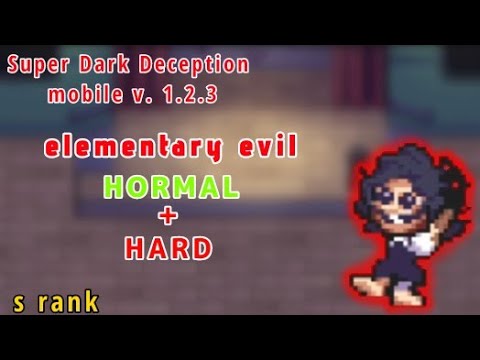 Видео: Лёгкая школа|Super dark deception mobile прохождение chapter 1:elementary evil(нормал+хард)на ранг s