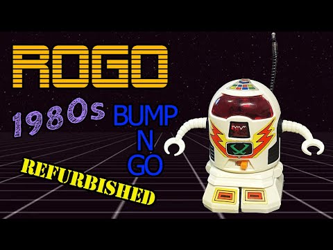 Видео: Реставрация ROGO — игрушечного робота Bump & Go 1980-х годов!