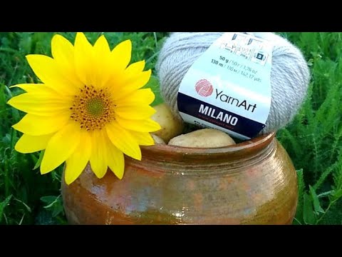 Видео: #ПРЯЖА MILANO  от Yarn Art 🧶 Первое Впечатление  - Приятнейшее 👍😊