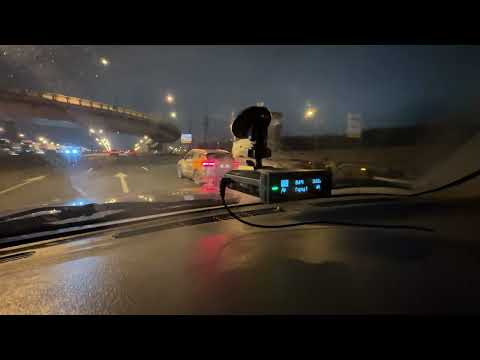 Видео: Пять минут по МКАД с радар-детектором Silverstone F1 Sochi Pro Wi-Fi (съёмка от 25.12.2024)