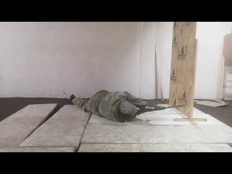 Видео: Курс ТСП и огневой подготовки изготовка к стрельбе лежа из за вертикального укрытия