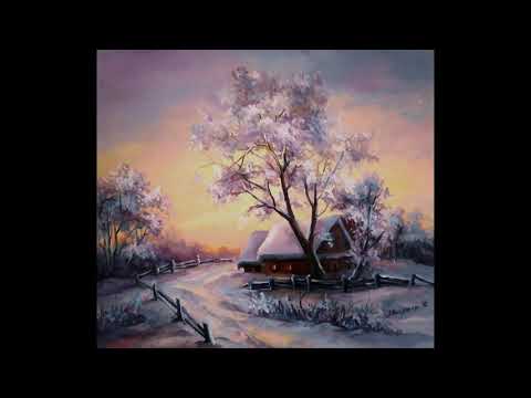 Видео: ЗИМА! "ВРЕМЕНА ГОДА"  Художник Анка Булгару Anca Bulgaru