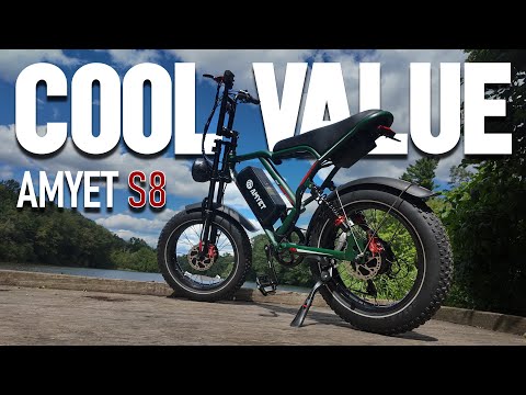Видео: Крутой электровелосипед по соотношению цены и качества? 🤔 Обзор AMYET S8 + первый тест-драйв с пр...
