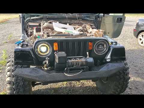 Видео: 🔥 Эти фары Jeep Wrangler изменили правила игры | Обзор светодиодных фар Hawkglow