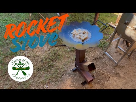 Видео: Приготовление краппи и белок в дисковом лезвии на ракетной печи