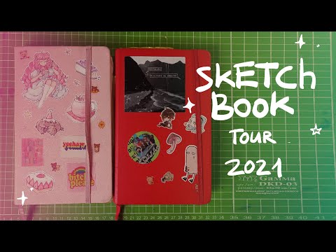 Видео: SKETCHBOOK TOUR 2021 | два блокнота artcreation ✵✧✶