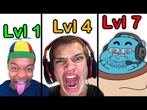 Видео: 7 уровней зависимости от видеоигр...