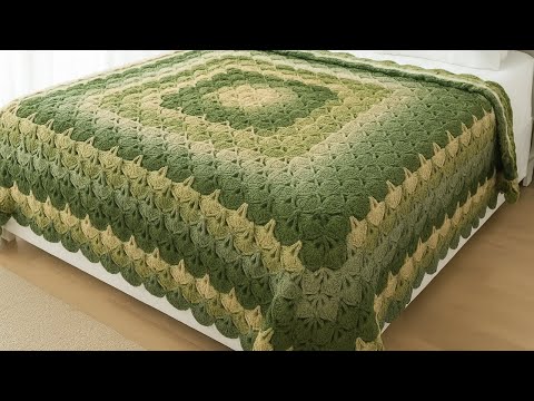 Видео: Как связать ажурный разноцветный мотив крючком шаг за шагом