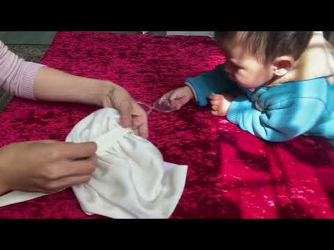 Видео: Ажар тюрбанын сәндеу, моншақ тігу, өрмесін жасау