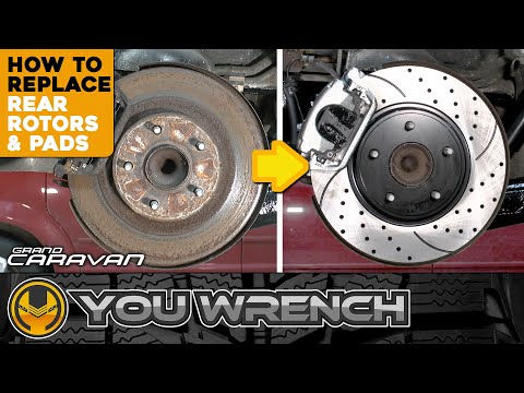 Видео: Как заменить задние тормозные диски и колодки — GRAND CARAVAN 2008-2021