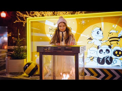 Видео: Зима ярче с апперами – на катке в Парке Горького!