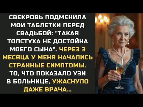 Видео: Свекровь подменила мои таблетки перед свадьбой： ＂Такая толстуха не достойна моего сына＂. Через 3 мес