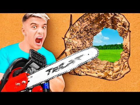 Видео: Выбираемся из НЕПРОБИВАЕМОГО ЯЩИКА Челлендж !