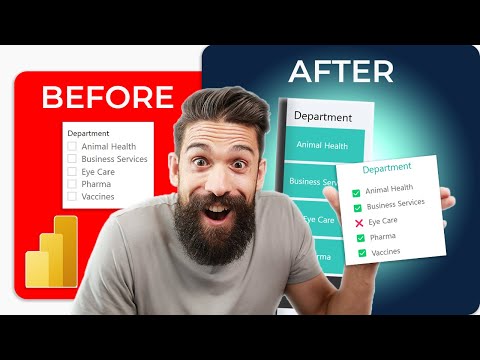 Видео: ПРОКАЧАЙ МОЙ СЛАЙСЕР | Улучшение дизайна собственных срезов в Power BI — шаг за шагом