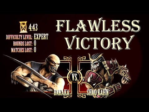 Видео: ЧИСТАЯ ПОБЕДА/ БАРАКА VS ШАО КАН/ ЭКСПЕРТ/ МОРТАЛ КОМБАТ 9/ FLAWLESS VICTORY/ BARAKA VS SHAO KAHN