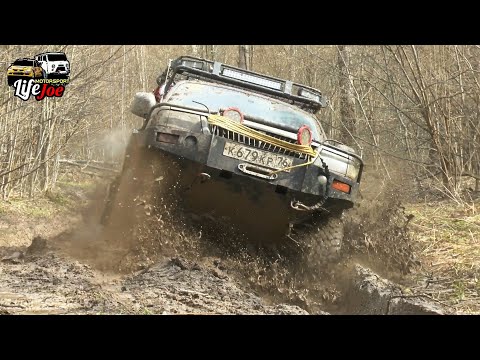 Видео: офф роад Mitsubishi Pajero Sport, УАЗ Хантер, Subaru Forester и Great Wall Hover на бездорожье 2024