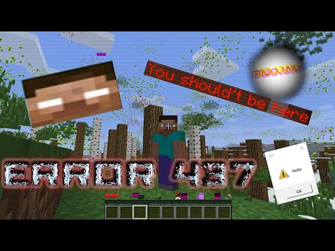 Видео: Minecraft error 437 (версия 03), игра не дает спокойно выжить и дня..