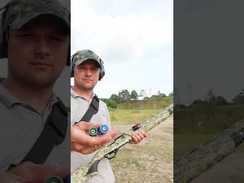 Видео: MP 155 shooting a bullet #airsoft #hunting #army #охота