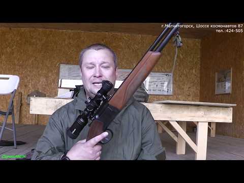 Видео: Первый опыт пристрелки оптики на Иж-94 "Север".