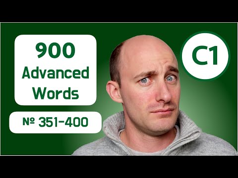 Видео: 900 английских слов на уровне C1: № 351-400