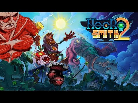 Видео: Necrosmith 2. Защита башни от орды монстров. Создание колосса.