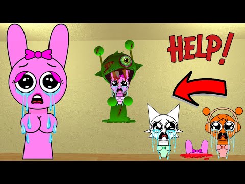 Видео: Пинка попросила меня помочь ей найти пропавшего ребёнка Спрунки и поймать Зомби Саймона в Garry's...