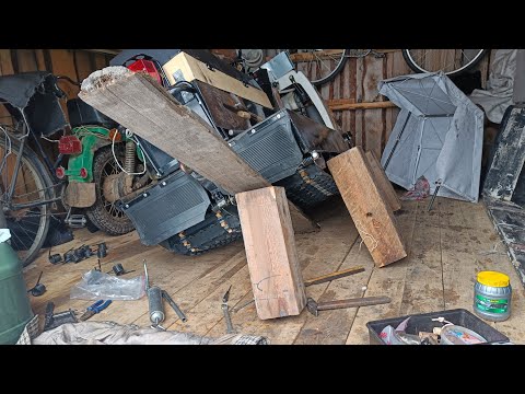 Видео: Опять чуть не сломал Буран. Подготовил снегоход к новому сезону.