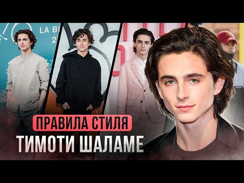 Видео: Стиль Тимоти Шаламе. Как одевается актер Тимоти Шаламе?